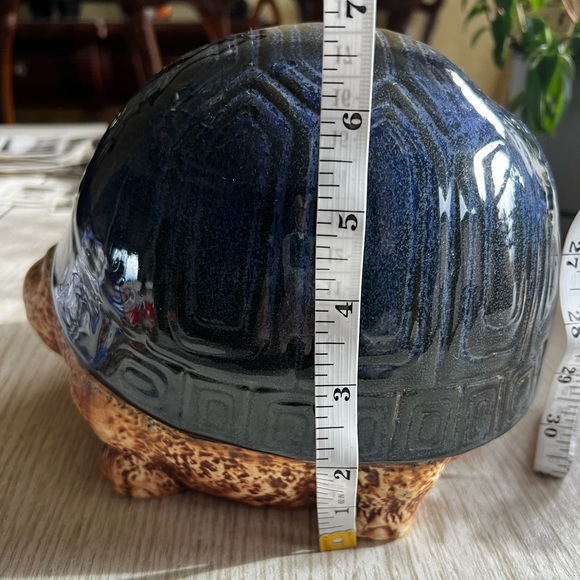 Vintage Blue Turtle Tortoise Outdoor Decor Lawn Piece - Picture 13 of 14